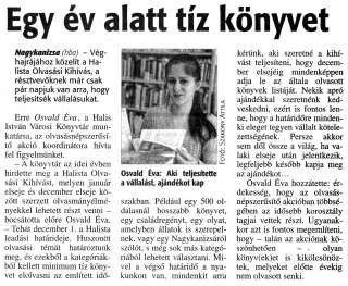 Zalai Hírlap 2015 11 26 277sz 07old - Egy év alatt tíz könyvet.jpg Zalai Hírlap 2015 11 26 277sz 07old - Egy év alatt tíz könyvet.jpg