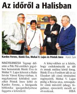 Zalai Hírlap 2018 11 07 258sz 16old - Az időről a Halisban.jpg Zalai Hírlap 2018 11 07 258sz 16old - Az időről a Halisban.jpg