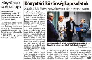 Zalai Hírlap 2019 11 26 274sz 01,03old - Könyvtári közönségkapcsolatok.jpg Zalai Hírlap 2019 11 26 274sz 01,03old - Könyvtári közönségkapcsolatok.jpg