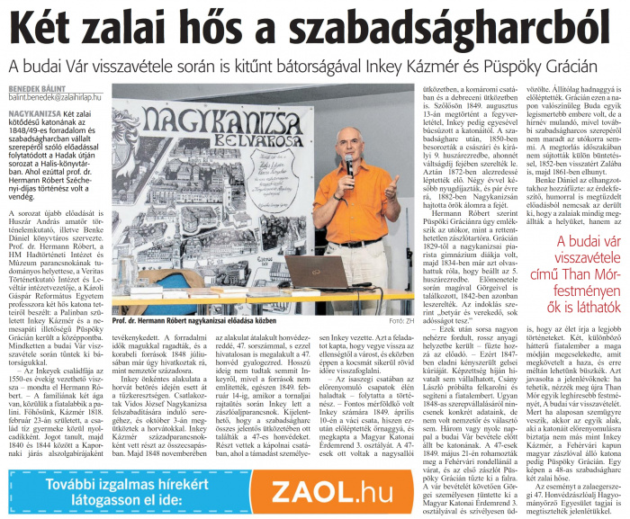 Zalai Hírlap 2024 10 21 246sz 05old - Két zalai hős a szabadságharcból.jpg Zalai Hírlap 2024 10 21 246sz 05old - Két zalai hős a szabadságharcból.jpg